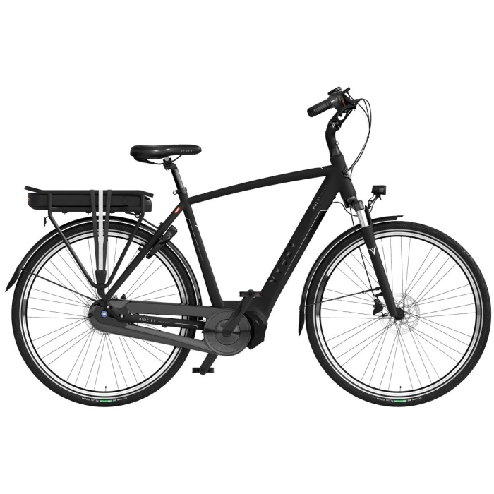 Vyber Ride E1 N7 Matt Night Black / White Heren 2022