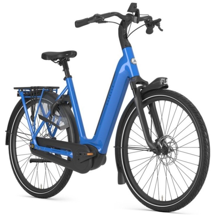 Gazelle Grenoble test e-bike Tropical Blue Glans DAMES 2025