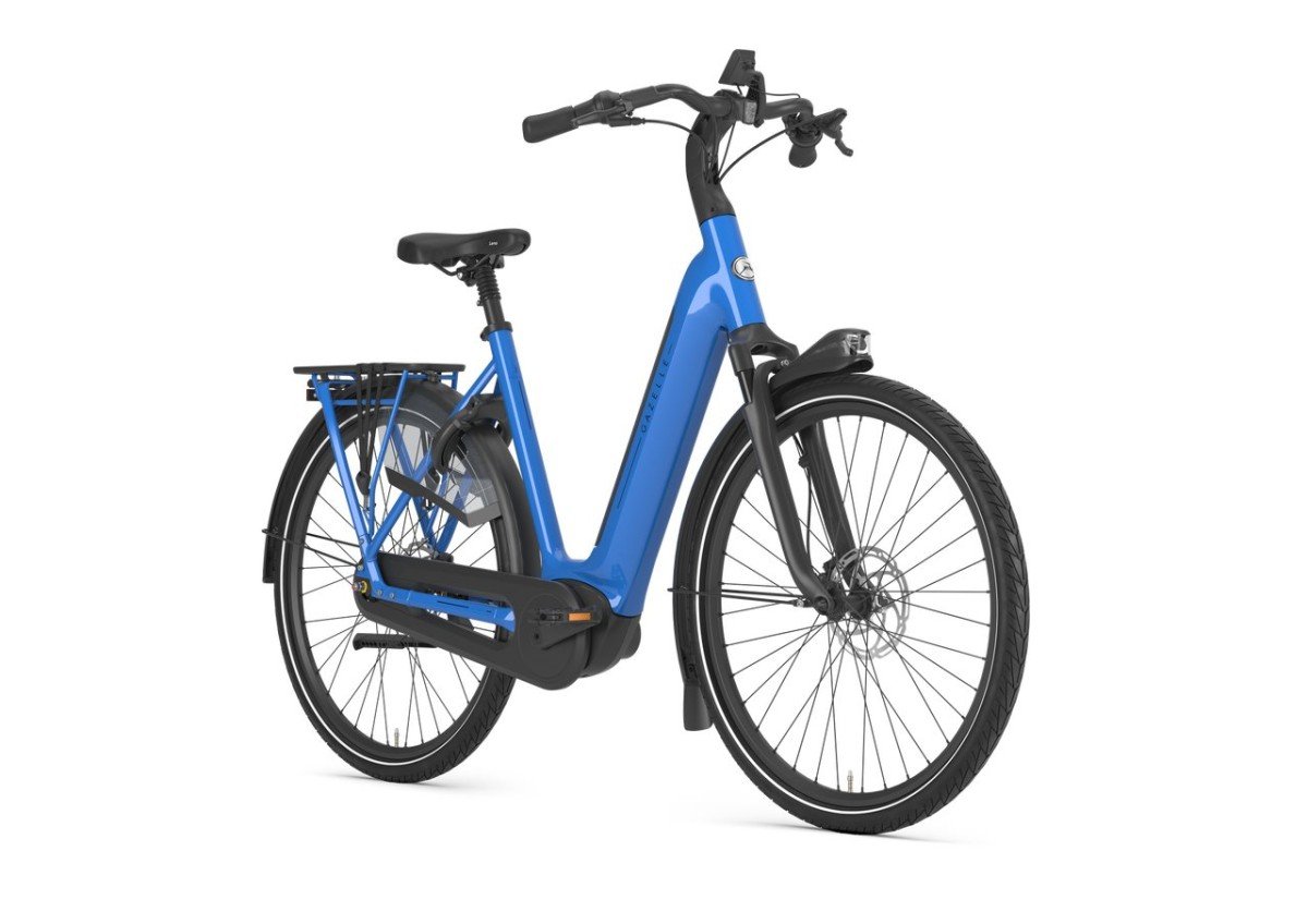 Gazelle Grenoble test e-bike Tropical Blue Glans DAMES 2025 - Afbeelding 3